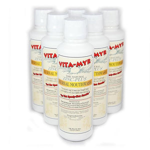 6 Pack VITA-MYR Natural &amp; Effective Herbal Mouthwash 16 oz