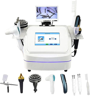 Skin Hair Scalp DetectorScalp Hair Follicle Detectorwith 4 Spectral Detection 200 Times MagnificationAnti Hair Loss Hair Follicle Detectorwith 7 HandlesLCD Screen