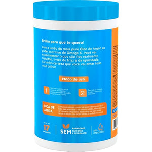 Novex Argan Oil Deep Conditioning Hair Mask 35 oz - Prevents &amp Repairs Split Ends