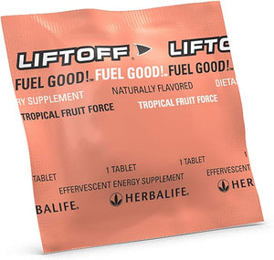 Effervescent Energy Supplement Tropical Fruit Force 10 Tablets