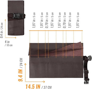 Under NY Sky Leather Apron and Tool Holder - Professional Products for Hair Stylists Barbers &amp Hairdressers