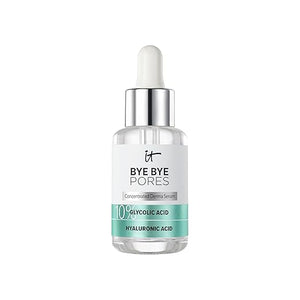 IT Cosmetics Bye Bye Pores 10% Glycolic Acid Face Serum - Visibly Minimizes Pores In 1 Week &amp Gently Exfoliates to Help Refine Skin¡¯s Texture - With Hyaluronic Acid for Hydration -1 Fl. Oz