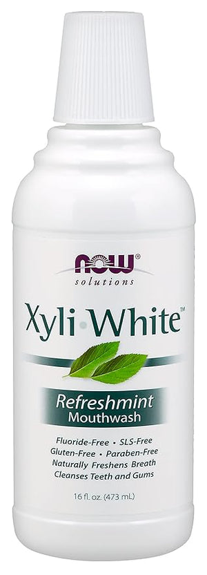Now Foods XyliWhiteRefreshmint Mouthwash - 16 oz. 3 Pack