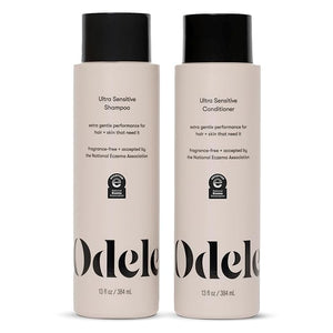 Odele Sulfate-Free Ultra-Sensitive Shampoo &amp Conditioner Gift Set for Extra Gentle Cleansing and All Hair Types 13 Fl Oz Each (2-Pack)