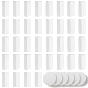 Mifoci 960 Pieces Compressed Facial Sponges for Estheticians Makeup Removal Sponge Pads for Women Spa Exfoliating Face (White)