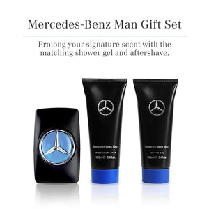 Mercedes Benz Man - Elegant Fragrance Set With Sensual Floral Woody Notes - Mesmerize The Senses With Original Luxury Men¡¯s Fragrance Gift Set - Endless Day Through Night Scent Payoff - 3 Pc