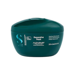 ALFAPARF MILANO Semi di Lino Reconstruction Reparative Mask - Color Safe Deep Conditioning Hair Mask - Damaged Hair Repair - For Medium to Thick Hair- Vegan Formula (6.88 oz)