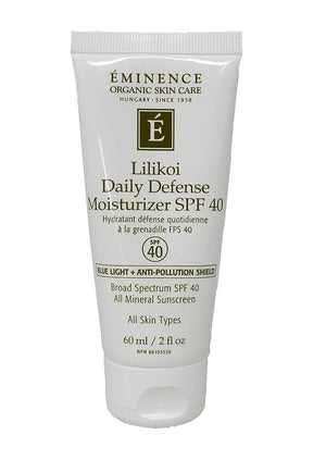 Eminence Lilikoi Daily Defense Moisturizer SPF 40, Vanilla, 2 Fl Oz