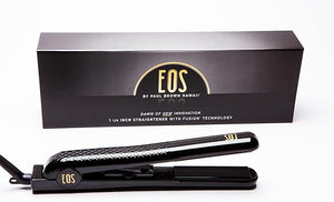 Paul Brown Hawaii Flat Iron | Silky Smooth Professional-Quality Styles (1.25-inch EOS Black)