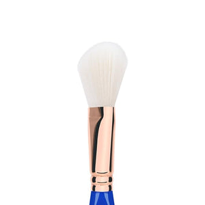 Bdellium Tools Professional Makeup Brush - Golden Triangle 962 Slanted Blusher - With All Vegan and Soft Synthetic Fibers For Contouring and Highlighting (Blue 1pc)
