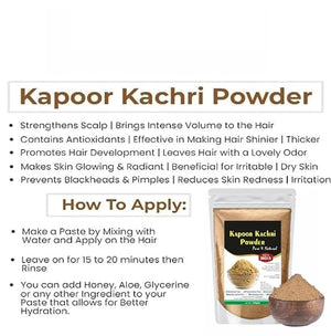 MM Premium Kapoor Kachri Powder Herbal Supplement for Hair Care &amp; Scalp Health 100gm