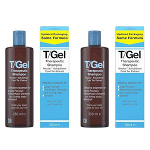 T/Gel Therapeutic Anti-Dandruff Original Formula Shampoo for Long-Lasting Relief of Itching and Flaking Scalp 8.5 Fl Oz (PACK OF 2)