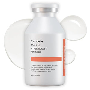 Genabelle PDRN 3% Hyper Boost Ampoule ? Advanced Skin Support Serum with PDRN Niacinamide Hyaluronic Acid Peptides and Centella for Skin Barrier Support Dryness and Uneven Texture
