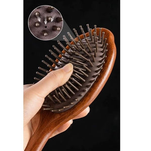 NALoRa Hair Brushes Massage Hairbrush Women Scalp Massagers Wood Air Cushion Hair Combs Hair Care Massage Tools Styling Tools