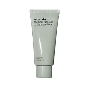 N?cessaire The Body Exfoliator. Eucalyptus. AHA/BHA/PHA. Resurface Skin. Smooth KP and Rough Patches. Hypoallergenic. Dermatologist-Tested. 180 ml / 6.1 fl oz