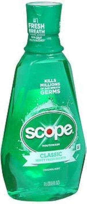 Scope Mouthwash Original Mint - 33.33 oz, Pack of 3