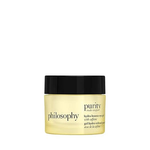 philosophy purity made simple hydra-bounce eye gel - with meadowfoam seed oil shea butter &amp gingko extract ? provides 24-hour hydration for brighter &amp smoother skin - 0.5 fl oz