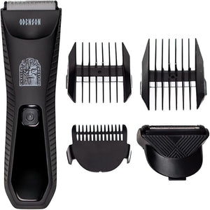 Odenson Stone Shaver - Beard and Body Trimmer for Men ? Body &amp Face Shaver ? Waterproof Hair Clipper &amp Grooming Kit ? Electric Razor