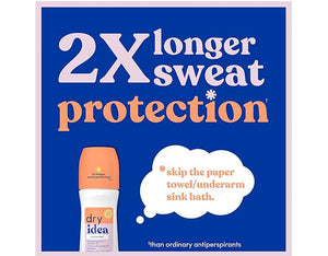 Dry Idea Anti-Perspirant Deodorant Roll-On Unscented 3.25 oz (Pack of 12)