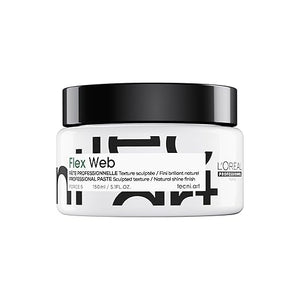 L'Or?al Professionnel Paris Flex Web Texture Paste - Strong Hold Pomade and Styling Gel For All Hair Types Packaging May Vary