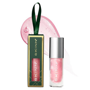 SKINN Luminous Lip Oil, Blush - Lip Care for Dry and Cracked Lips - Ultra-Light Non-Sticky Formula with Sheer Glossy Finish - Soothing Vitamin C &amp; Manuka Honey Supports Collagen Production