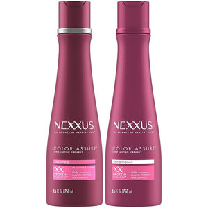 Nexxus Shampoo &amp; Conditioner, Color Assure ? Hair Products for Color-Treated Hair, Enhance Vibrancy up to 40 Washes, 8.5 Oz Ea