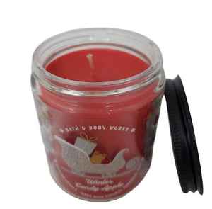 Holiday Set, Winter Candy Apple Body Cream, Fragrance Mist &amp; Single Wick Candle, Great Christmas Gift