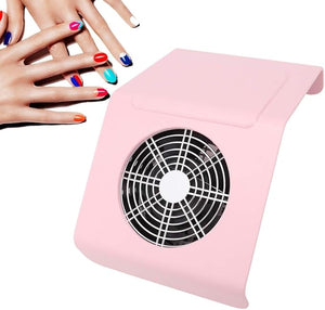40W Nail Dust Collector Nail Art Suction Machine Vacuum Cleaner Manicure Tool with Filter Nail Polish Breeze Home and Salon Use No Harmful to Eyes/Hands/Feet with Fans &amp 2 Dust