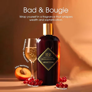Brown Sugar Babe Bad and Bougie Body Oil Raspberry Grape Seed and Sweet Almond Fragrance Oils Nourishing Scented Oil for Women Perfume Body-Oil Skin Care Paraben Free Made in USA