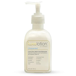 LUXELOTION is truly a Luxury Product - an Anti-Aging Face Hand &amp Body Lotion with Hyaluronic Acid. This Lightweight and Non-Greasy Formula creates Silky Smooth Skin.