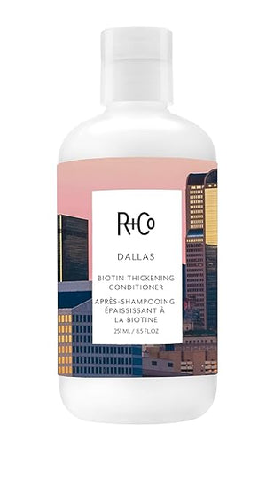 R+Co Dallas Biotin Thickening Conditioner | Weightless Hydration Strengthens + Enhances Shine | Vegan + Cruelty-Free |