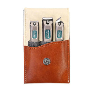 MR.GREEN 3 pcs Nail Clippers Set Stainless Steel Nail Clippers &amp; Slant EDG Toenail Clipper Cutter for Men and Women