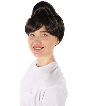 Women's Premium Bun Wig - Adjustable Capless Hair extensions with Realistic Synthetic Fibers - Multi-Color Elegant Bun Hairpiece for Halloween Cosplay and Everyday Wear Auburn Blonde