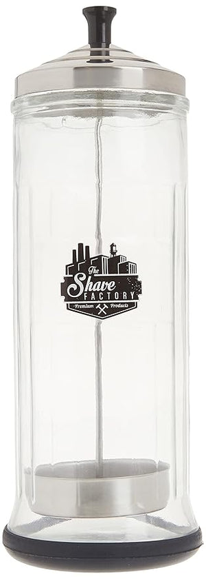 Shaving Factory Professional Grade Disinfectant Jar Large 37 Ounce