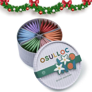 OSULLOC For:rest Tea Box (36 Count, 6 Types x 6ea,) Exquisite &amp; Unique Gift idea For Tea Lover, Variety Gift Box Sampler, 6 Unique Blended tea from Jeju Island