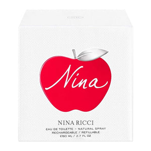 Nina By Nina Ricci For Women - Indulgent Designer Perfume For Her - Floral Fruity Scented Eau De Toilette Spray Infused With Apple Amalfi Lemon And Lime - Stylish Bottle Design - 2.7 Oz EDT Spray