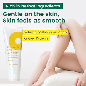 Hair Removal Cream for Women with Pineapple and Soymilk Made in Japan 8.1 OZ