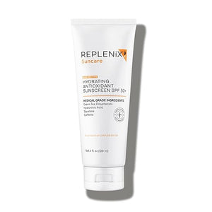 Replenix Antioxidant Hydrating Sunscreen SPF 50+ - Medical Grade Sun Protection, Zinc Oxide, UVA/UVB Protection, Safe for Sensitive Skin, 4 oz.