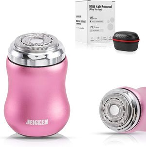 Mini Electric Shaver for Women Face Facial Hair Removal for Women Facial Hair Remover Ladies Face Razor Shaver for Travel Cordless Portable Aluminum Alloy Valentines Day Gifts for Her (Pink)