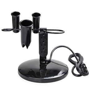 Tabletop Blow Dryer Hair Iron Holder Salon Appliance Stand w/ 3 Outlets Organize Hair Tools US Delivery (not include hair dryer)
