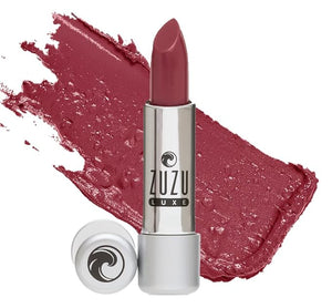 Zuzu Luxe Lip Color Lipstick (Obsession - Light Raspberry/Cool Cr?me), Natural Hydrating Lipstick, Paraben Free, Vegan, Gluten-free, Cruelty-free, Non GMO, 0.13 oz