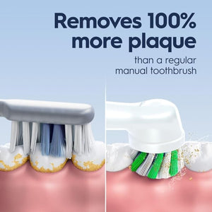 Oral-B Pro 1000 CrossAction Electric Toothbrush, Green