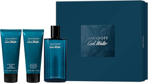 Cool Water 3Pc Men Gift Set - 4.2Oz EDT + 2.5Oz After Shave + 2.5Oz Shower Gel