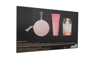 Michael Kors Wonderlust 3 Pieces Gift Set for Women, (3.4 Ounce Eau de Parfum Spray + 3.4 Ounce Body Lotion + A Round Purse)