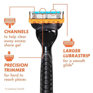 Gillette Fusion5 Men's Razor Blade Refills 10 Count + Fusion5 ProGlide Razor Blade Refills - 2 Count Holiday Gifts for Men