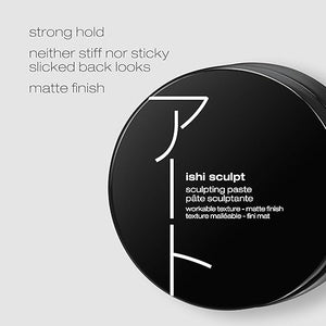 shu uemura art of hair ishi sculpt texturizing &amp sculpting paste - frizz control and long-lasting hold styling cream pomade adds texture and subtle shine for all hair types 2.54 fl oz