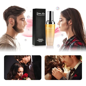 Golden Lure Pheromone Hair Oil 80ml Luodais Hair Oil Luodais Classic Hair Serum Leave-In Perfume Hair Care Oil (B-Tempting Fragrance)