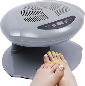 Professional Nail Dryer400W Air Nail Fan Blower Dryer Machine with Auto Induction Warm &amp Cool Wind Manicure Tool with Automatic Sensorfor Fingernail &amp Toenail CuringGrey
