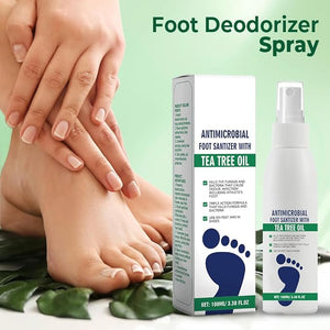 Antimicrobial Foot Spray with Tea Tree Oil Quick Antiperspirant to Remove Foot Odor and Refreshing and Comfortable (3)