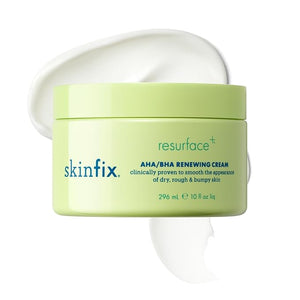 Skinfix AHA/BHA Renewing Body Cream - 10 oz - Skin-Softening Moisturizer with Gentle Exfoliation - Boosts Glow &amp Radiance - Vegan Cruelty Free